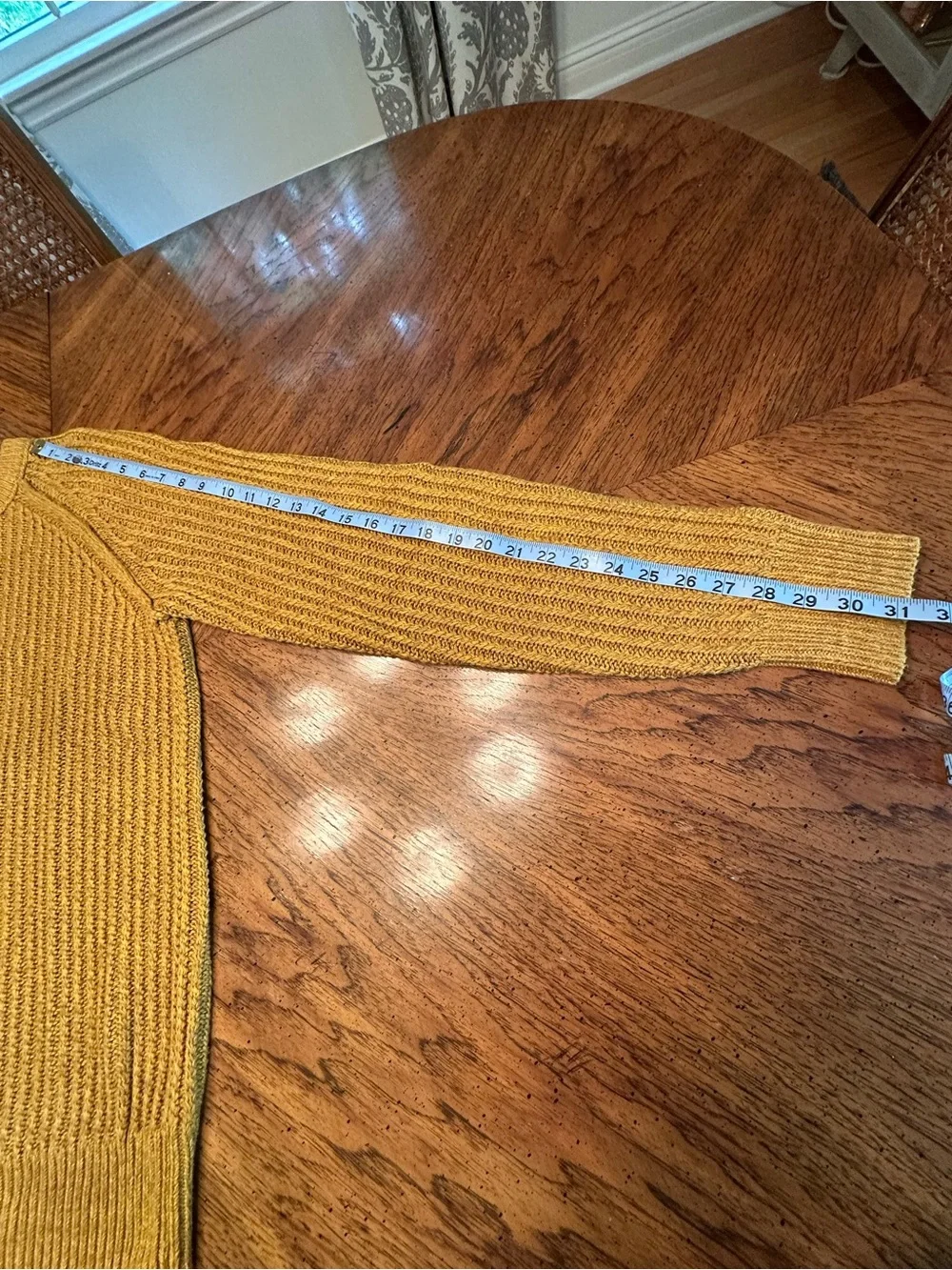 Polo by Ralph Lauren Mustard Yellow Ribbed Crewneck Sweater